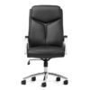 OF-1111BK Leather Office Factor Chair