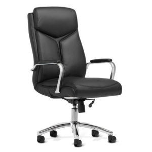 OF-1111BK Leather Office Factor Chair